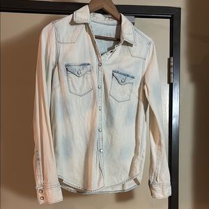 GAP Light Blue Chambray Shirt